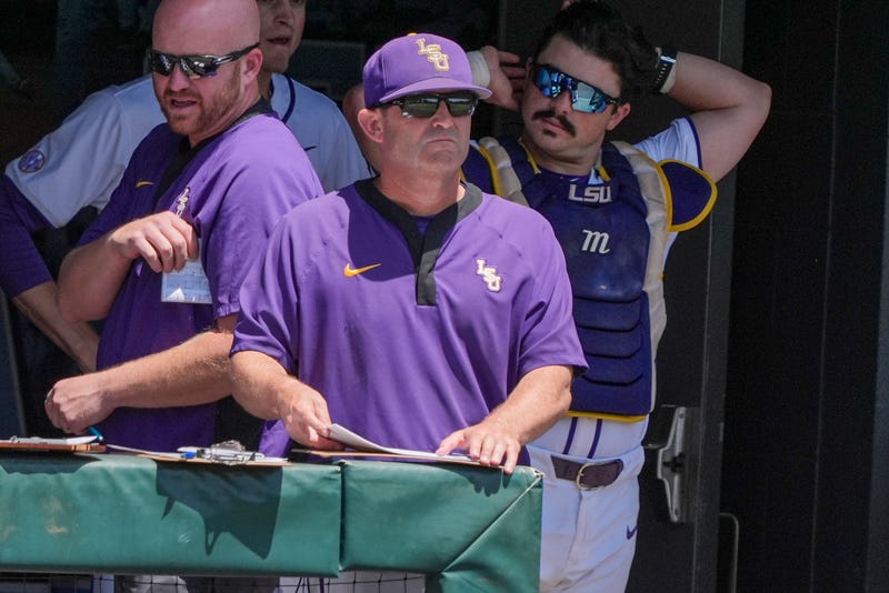 LSU baseball coach Jay Johnson