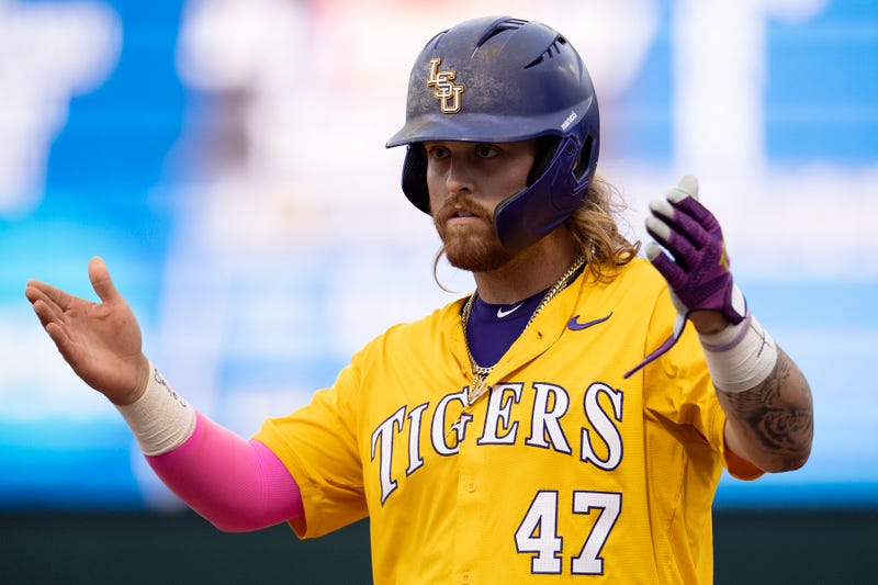 LSU baseball player Tommy White