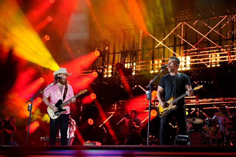 Brothers Osborne performs during CMA Fest at Nissan Stadium in Nashville, Tenn., Sunday, June 9, 2024.