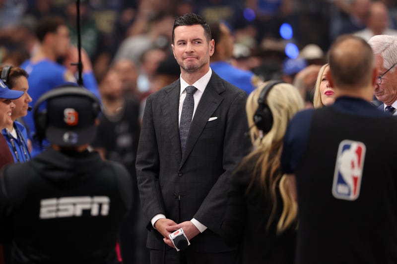 JJ Redick looks on before game four of the 2024 NBA Finals between the Boston Celtics and the Dallas Mavericks at American Airlines Center.