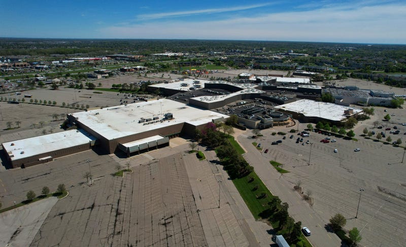 Aerial view of Lakeside Mall
