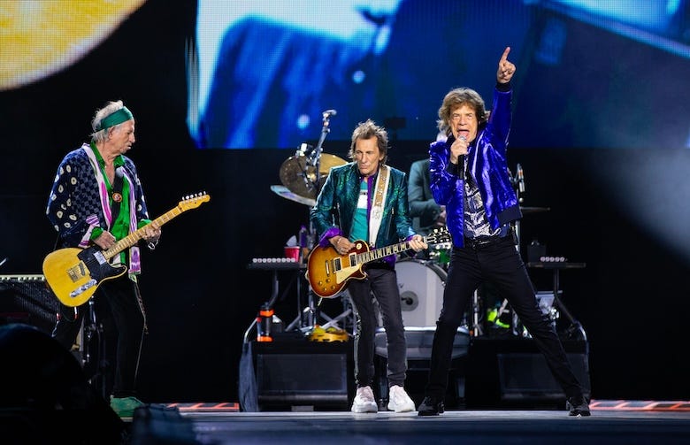 The Rolling Stones perform at Thunder Ridge Nature Arena in Ridgedale, Mo. during their last stop on the Hackney Diamonds Tour on Sunday, July 21, 2024