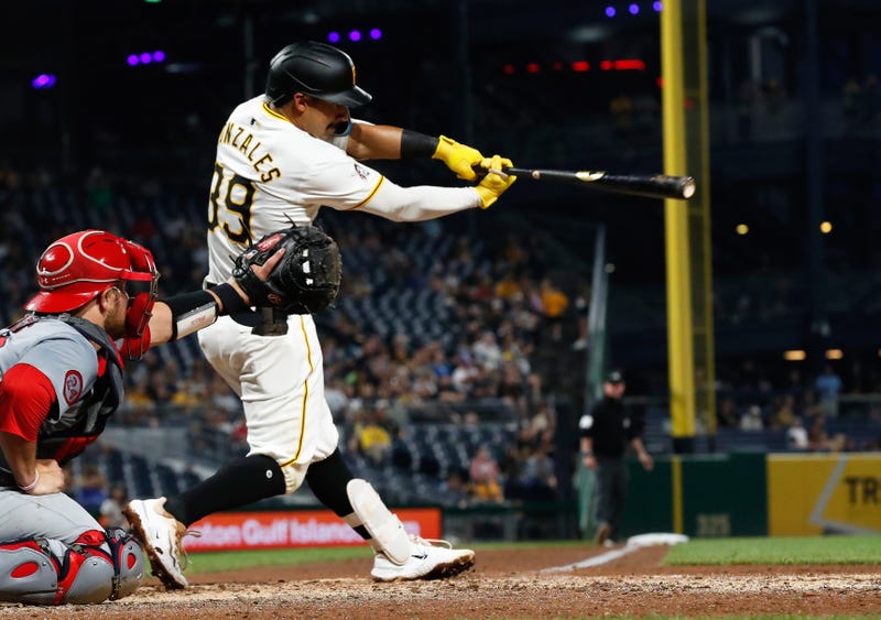 Nick Gonzales swings at game winning hit