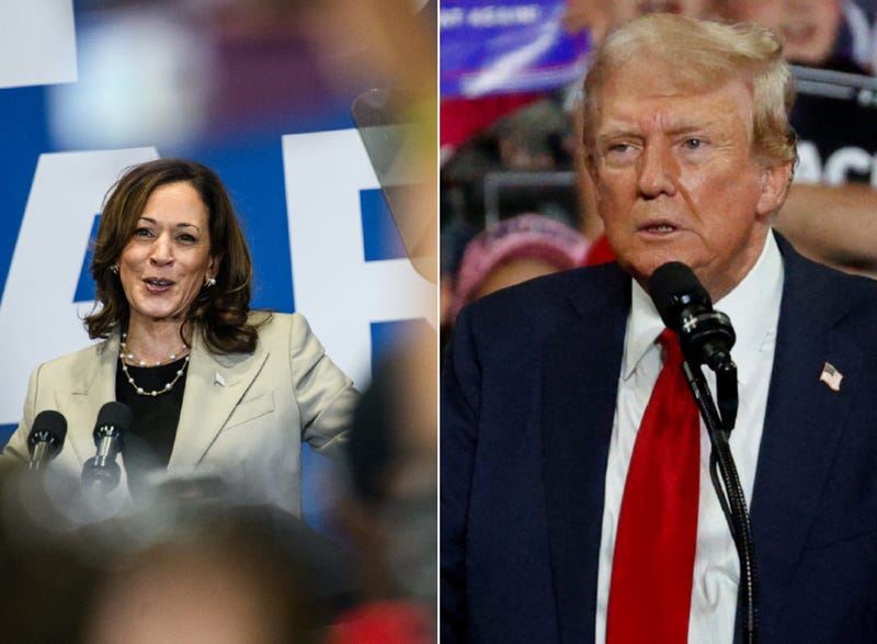 Kamala Harris and Donald Trump