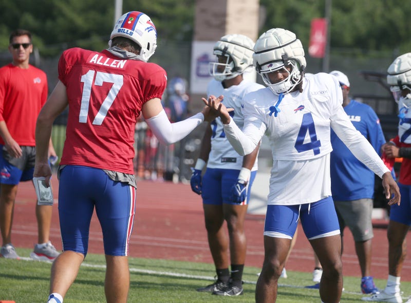Josh Allen and James Cook