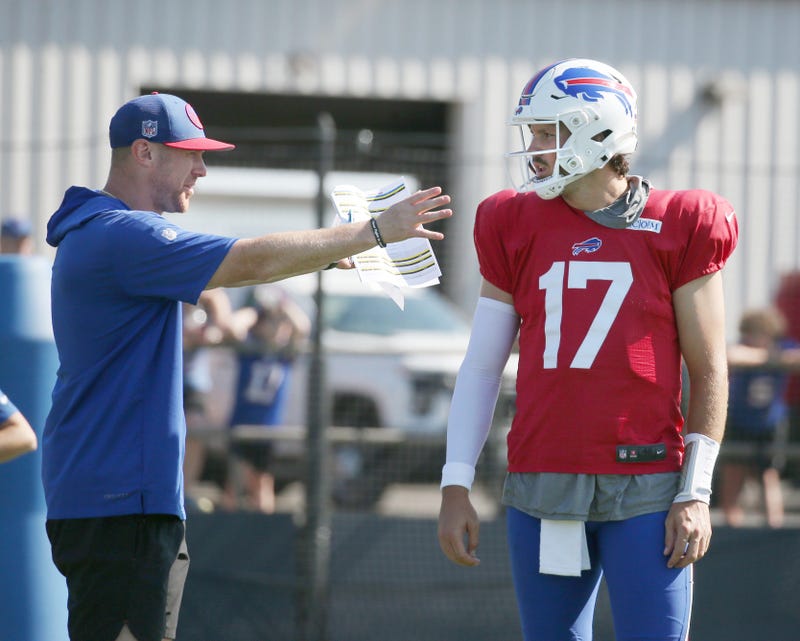 Joe Brady and Josh Allen