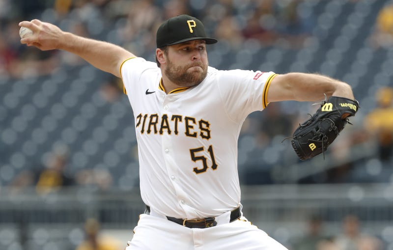 David Bednar pitching at PNC Park