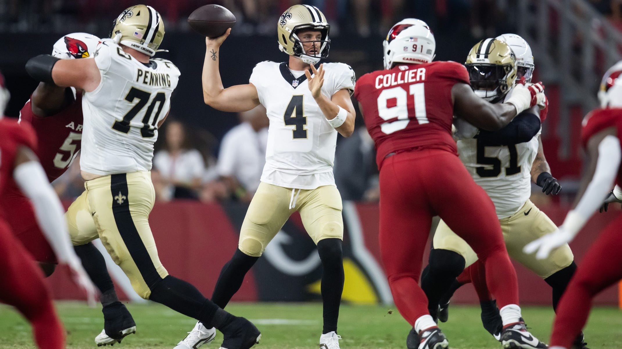 3 up, 3 down in Saints' preseason win over Cardinals: Slow start for 1st team offense