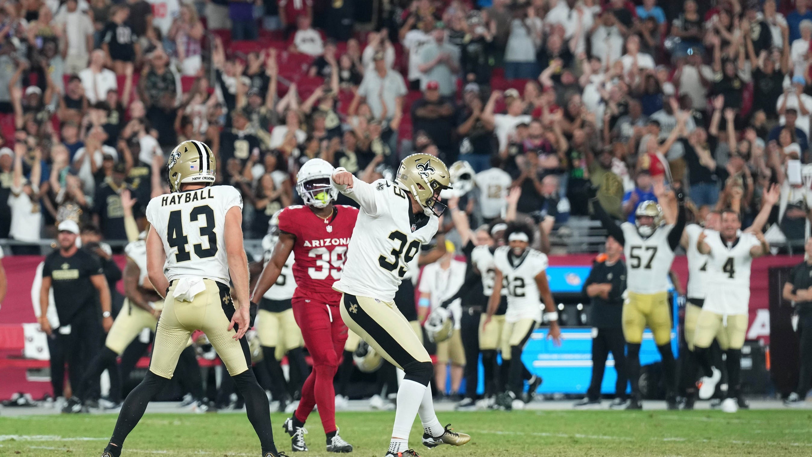 Saints K Charlie Smyth on first-ever kick being a game-winner: 'It's the stuff of dreams'
