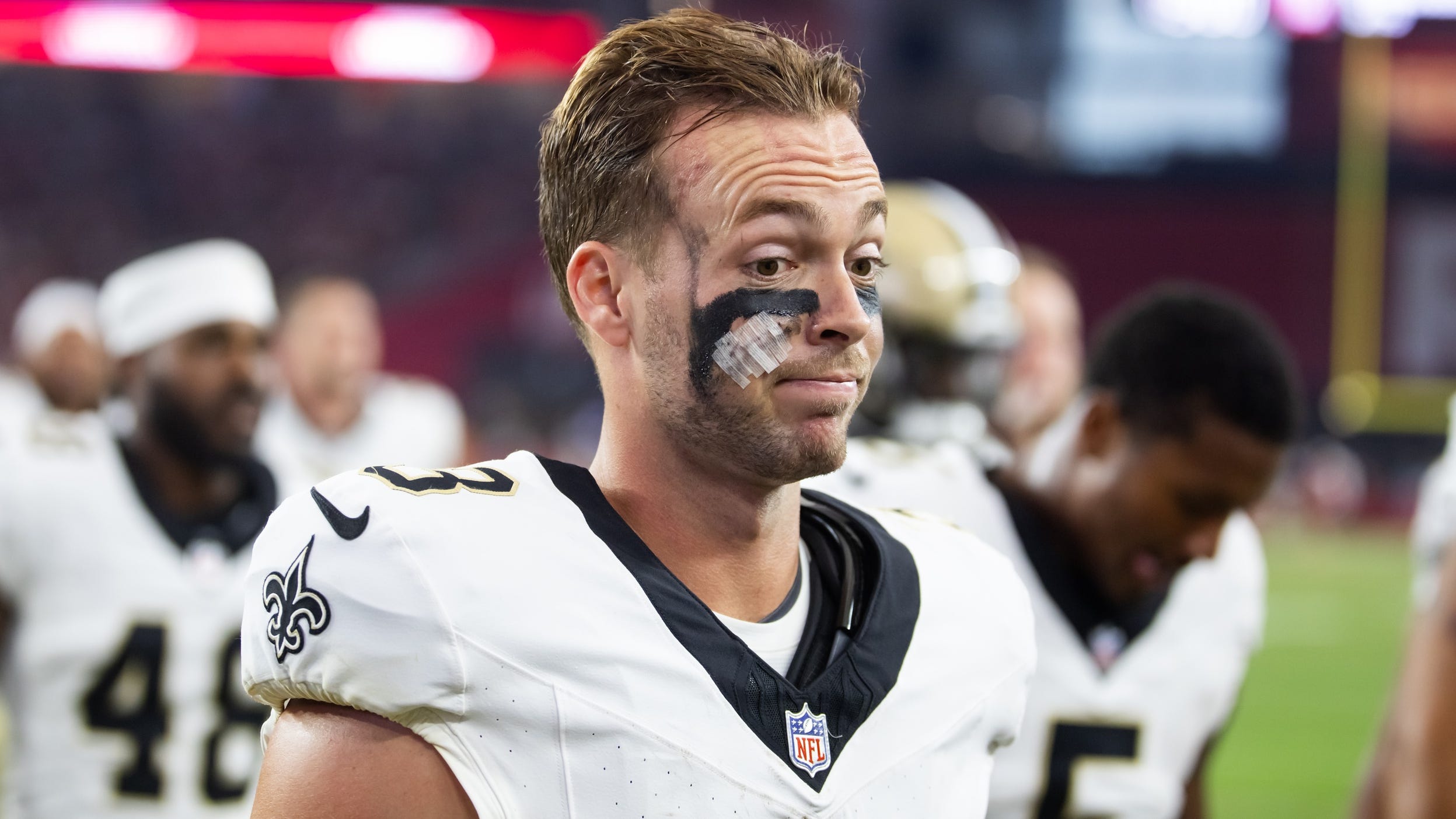 Saints QB Jake Haener's doctor wanted him to miss practice. He got more stitches instead.