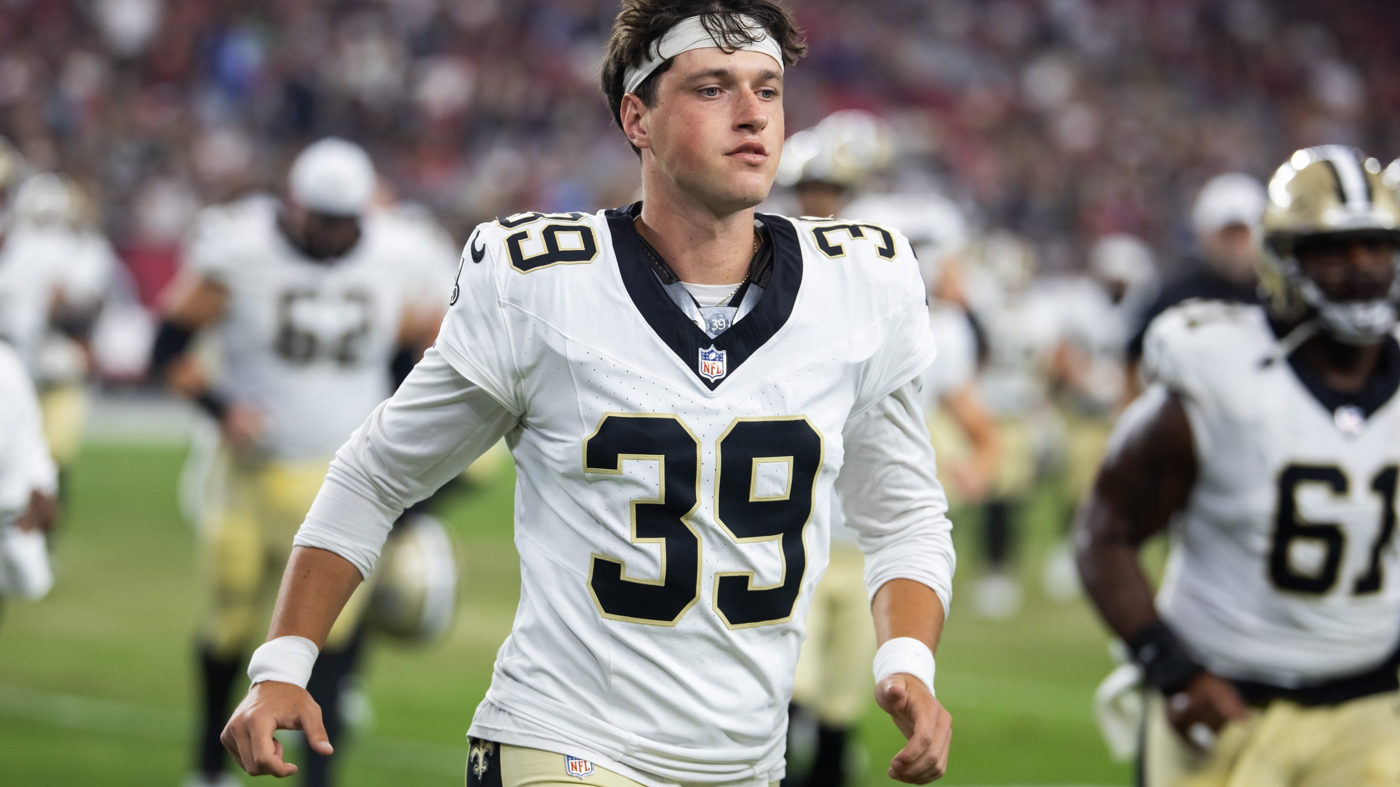 Saints open practice takeaways: Charlie Smyth wows Yulman crowd with 65-yard boot