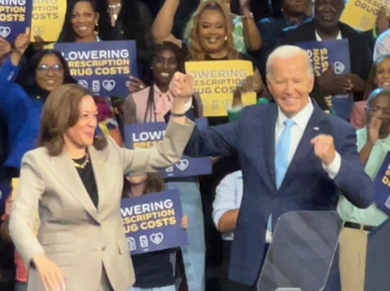 Biden and Harris