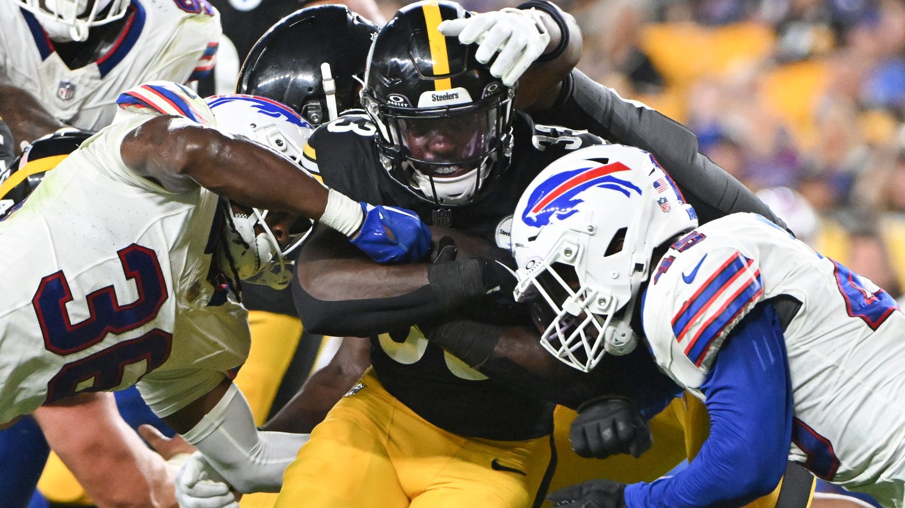 Harvard grad, former teacher, now Steelers RB