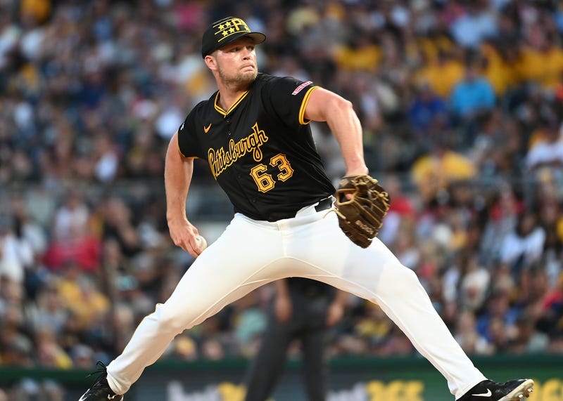 Hunter Stratton pitching at PNC Park