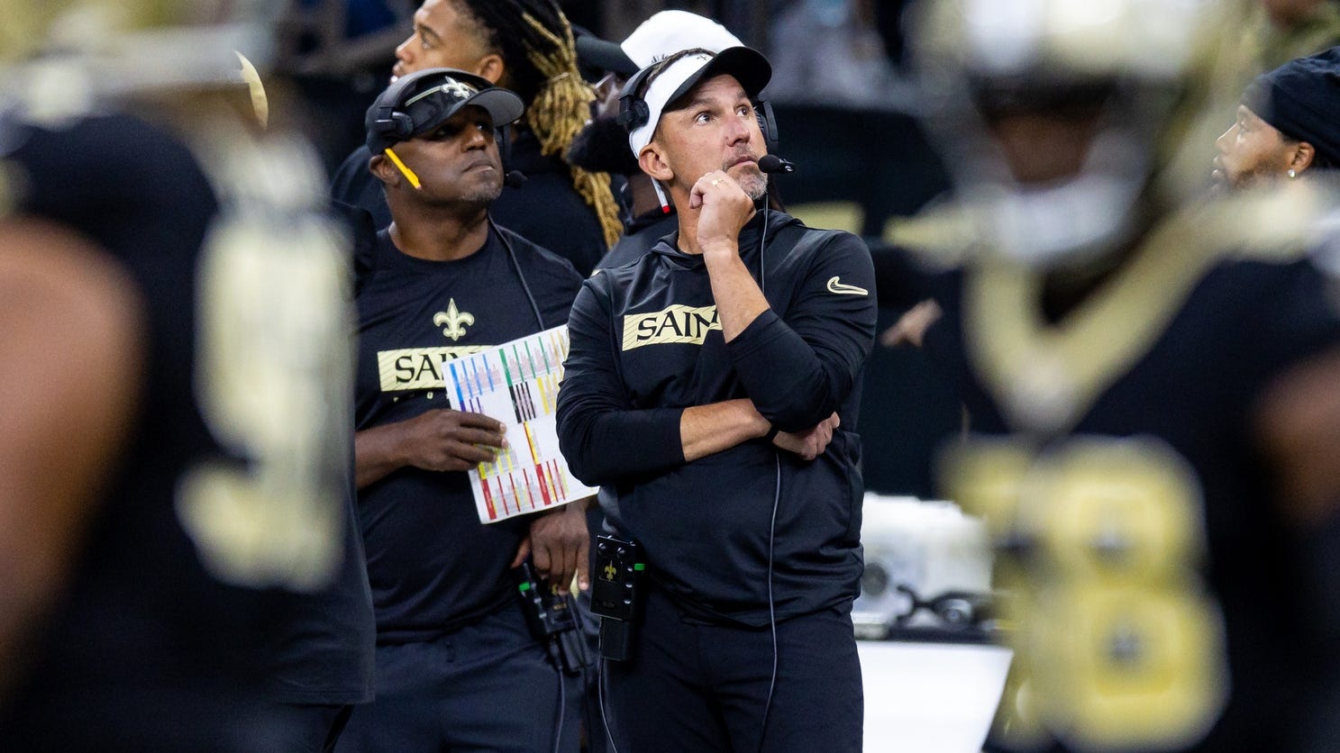 Saints coaches to ride out Hurricane Francine at facility; schedule in flux