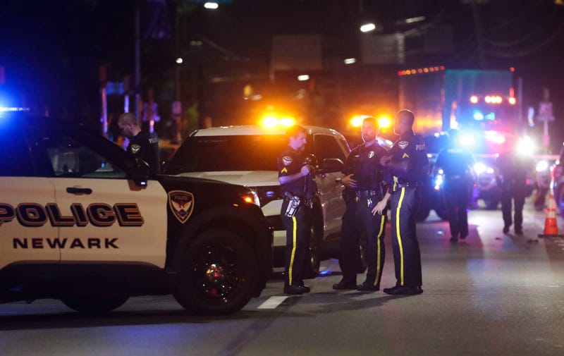 Newark police investigate after a fatal accident involving a motorcycle near the intersection of Main Street and N. College Avenue, reported just before midnight late Tuesday, Aug. 27, 2024.