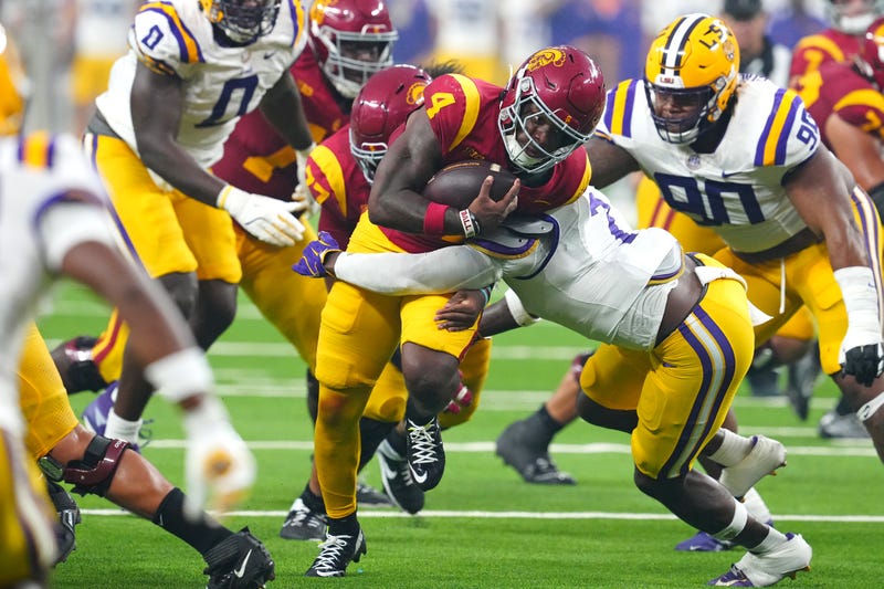 LSU linebacker Harold Perkin