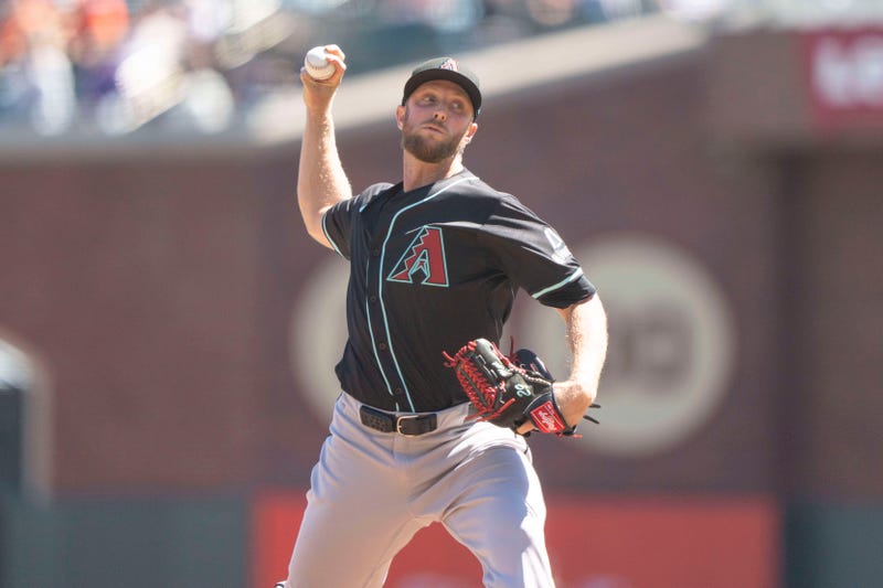 Arizona Diamondbacks pitcher Merrill Kelly pitches during the second inning against the San Francisco Giants at Oracle Park.