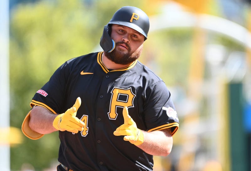 Rowdy Tellez fingers pointed