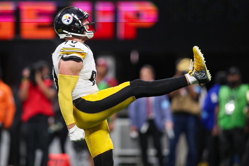 TJ Watt celebrating after sack