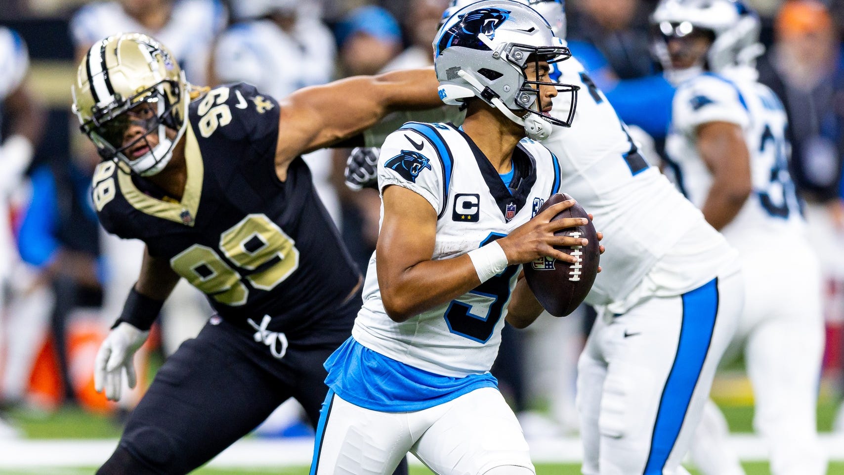 Scuffling Saints hope to cut surging Panthers down to size in Week 10; here's what to know