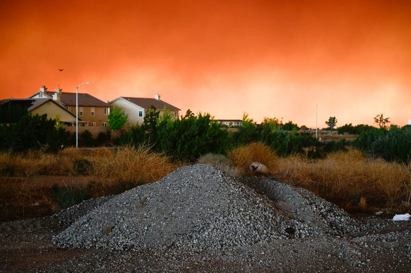 Wildfires burning in Southern California has caused heavy smoke and poor air quality in the High Desert on Tuesday, September 10, 2024.