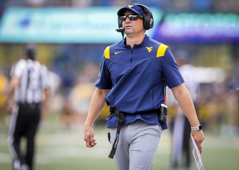 Neal Brown on the WVU sideline