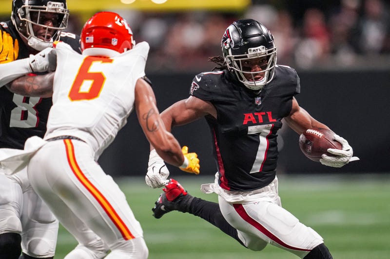 Atlanta Falcons running back Bijan Robinson