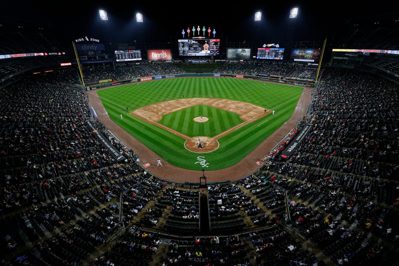 Fans watch a baseball game between the Chicago White Sox and Los Angeles Angels during the second inning at Guaranteed Rate Field on Sept. 24, 2024, in Chicago.