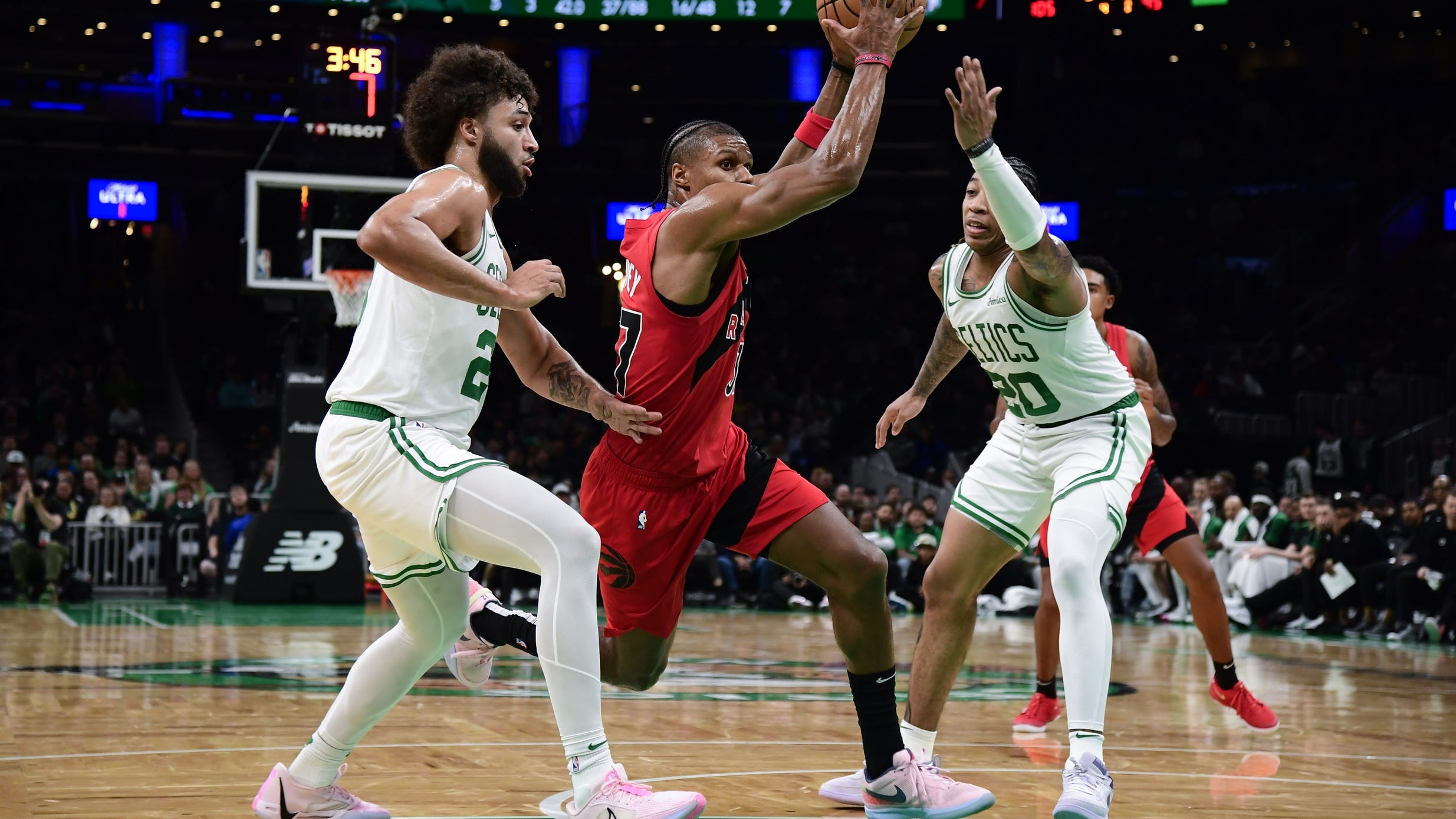 Celtics waive two-way rookie following win over Nuggets