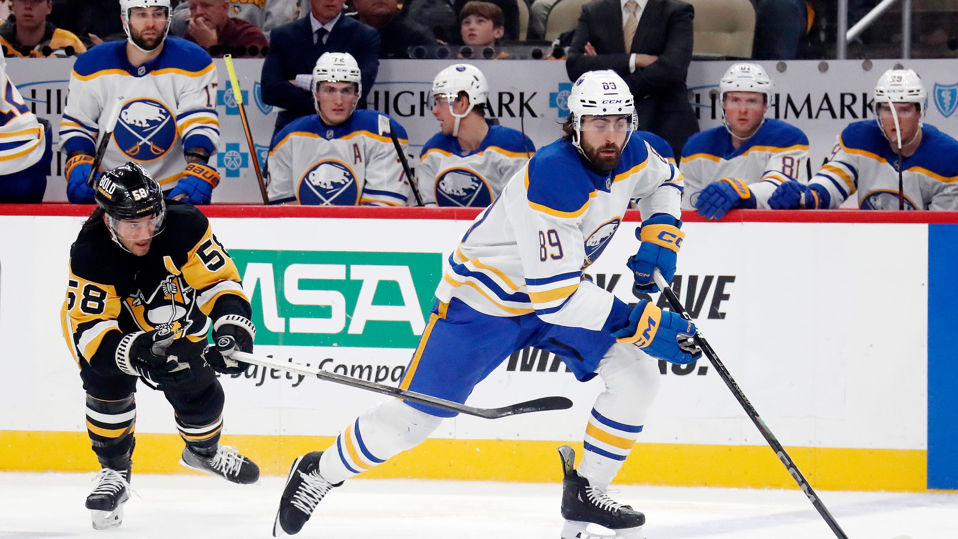 Sabres cough up third-period edge, lose in overtime to Pittsburgh