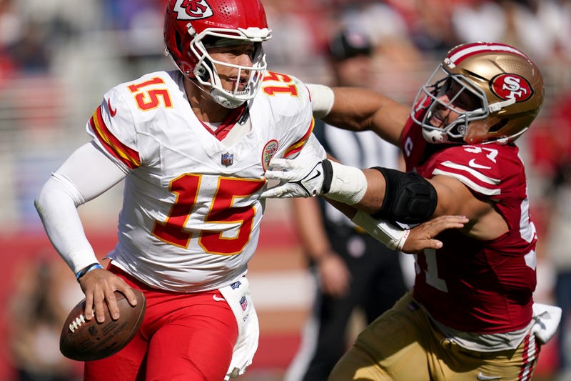 Patrick Mahomes and Nick Bosa