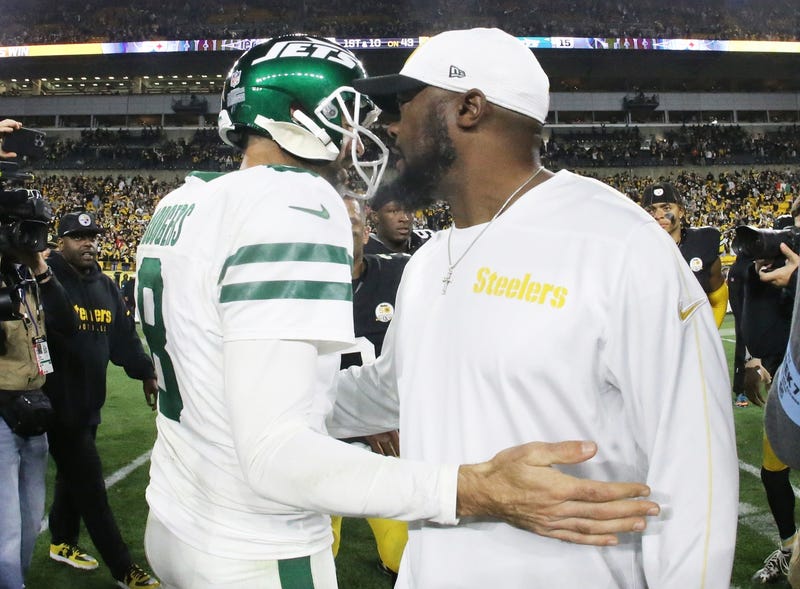 Aaron Rodgers with Mike Tomlin