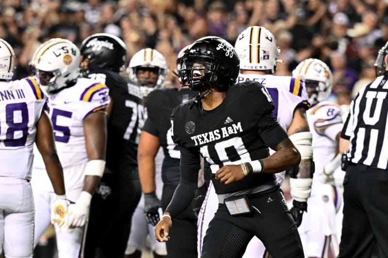 Texas A&M quarterback Marcel Reed