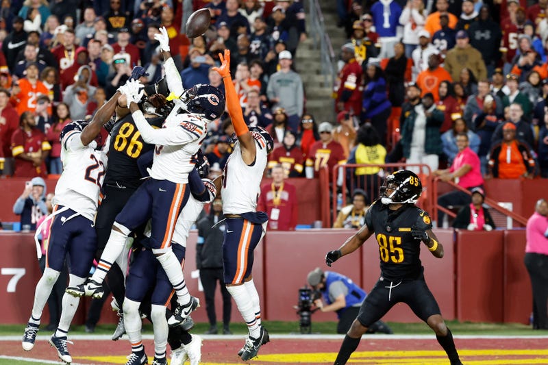 Bears DB Tyrique Stevenson bungles the last play of the game in D.C. last season