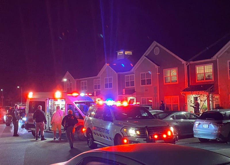 New York State Police at the scene of a shooting in an apartment on Route 6 in Somers Oct. 29, 2024