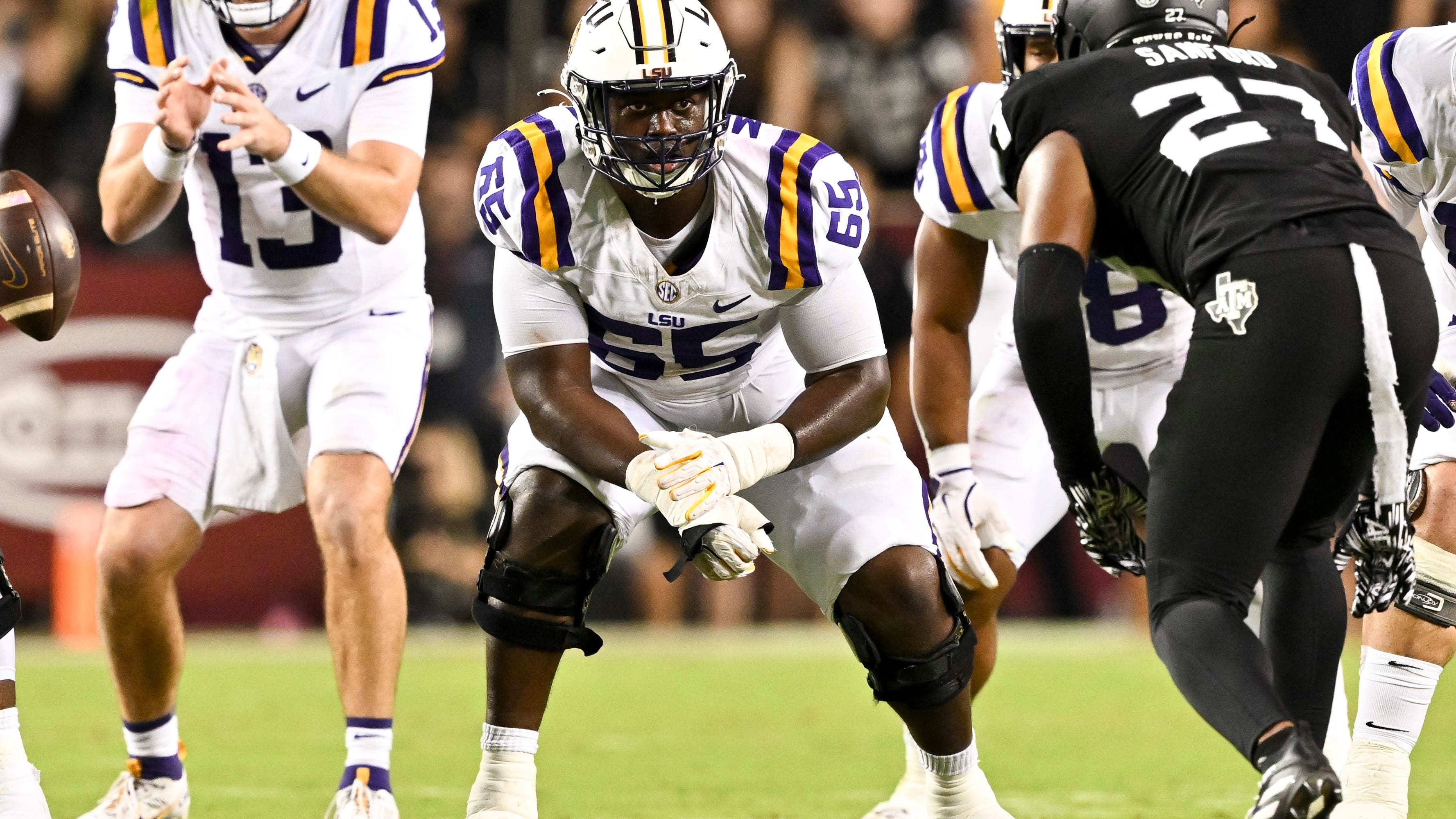 LSU’s starting five on offensive line not set