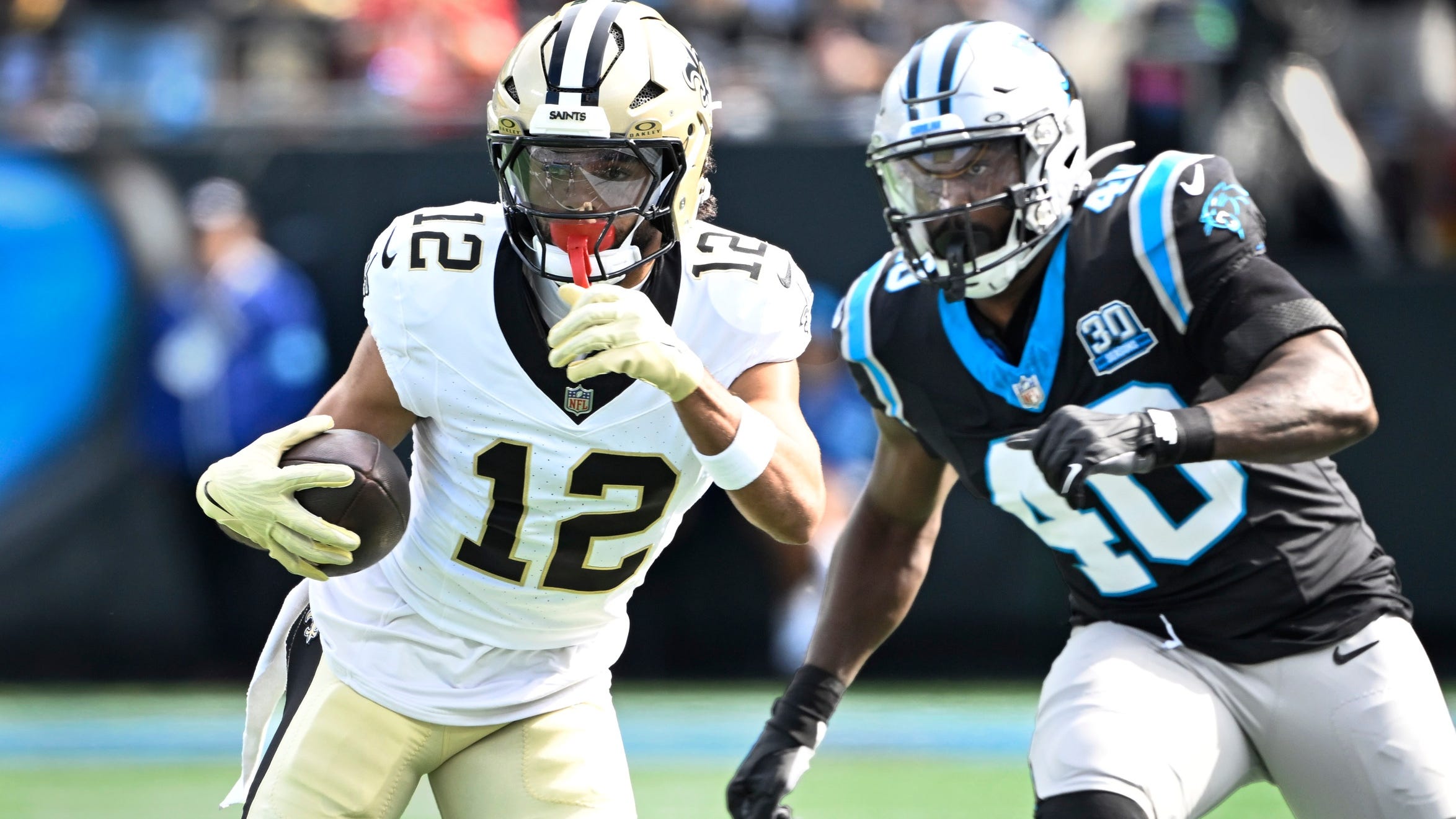 Saints WR Chris Olave returns to practice after long stint on IR