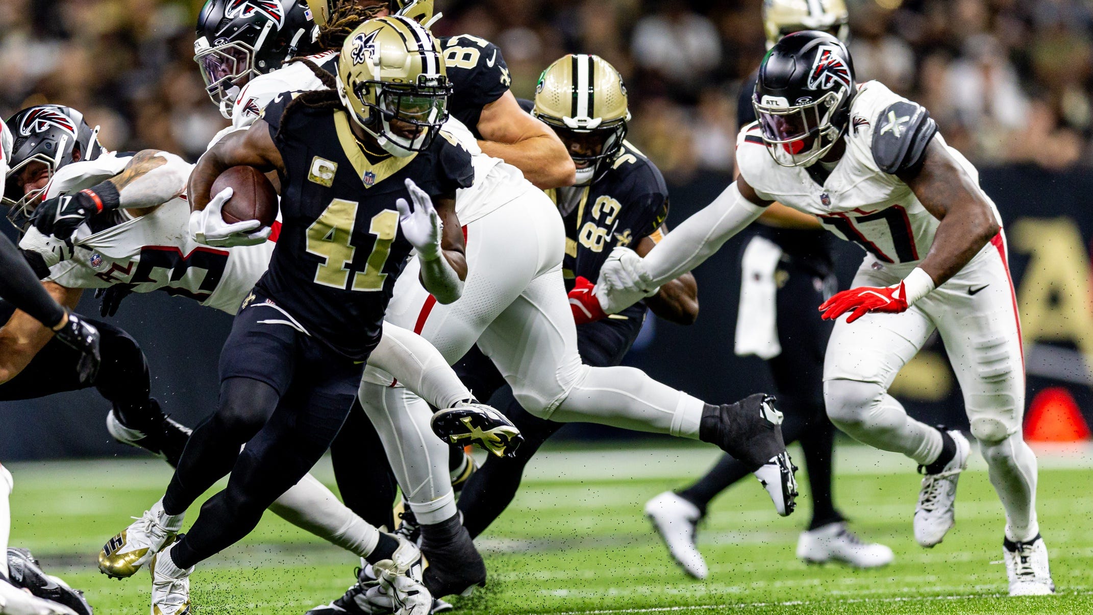 Saints final Week 12 injury report: Fuaga questionable, Falcons rule out 4 players