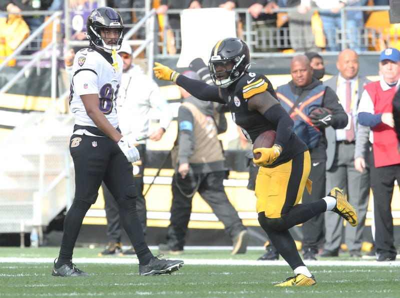 Patrick Queen after fumble recovery