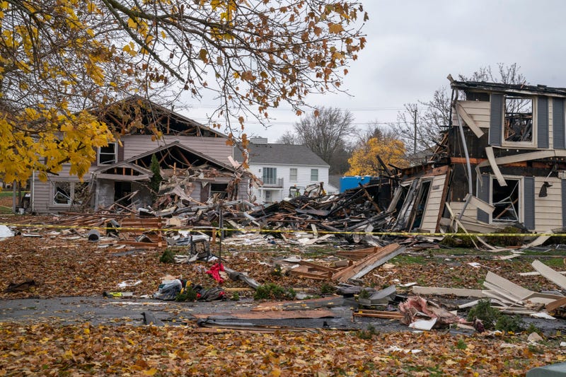 Wreckage a day after Orion Twp. explosion