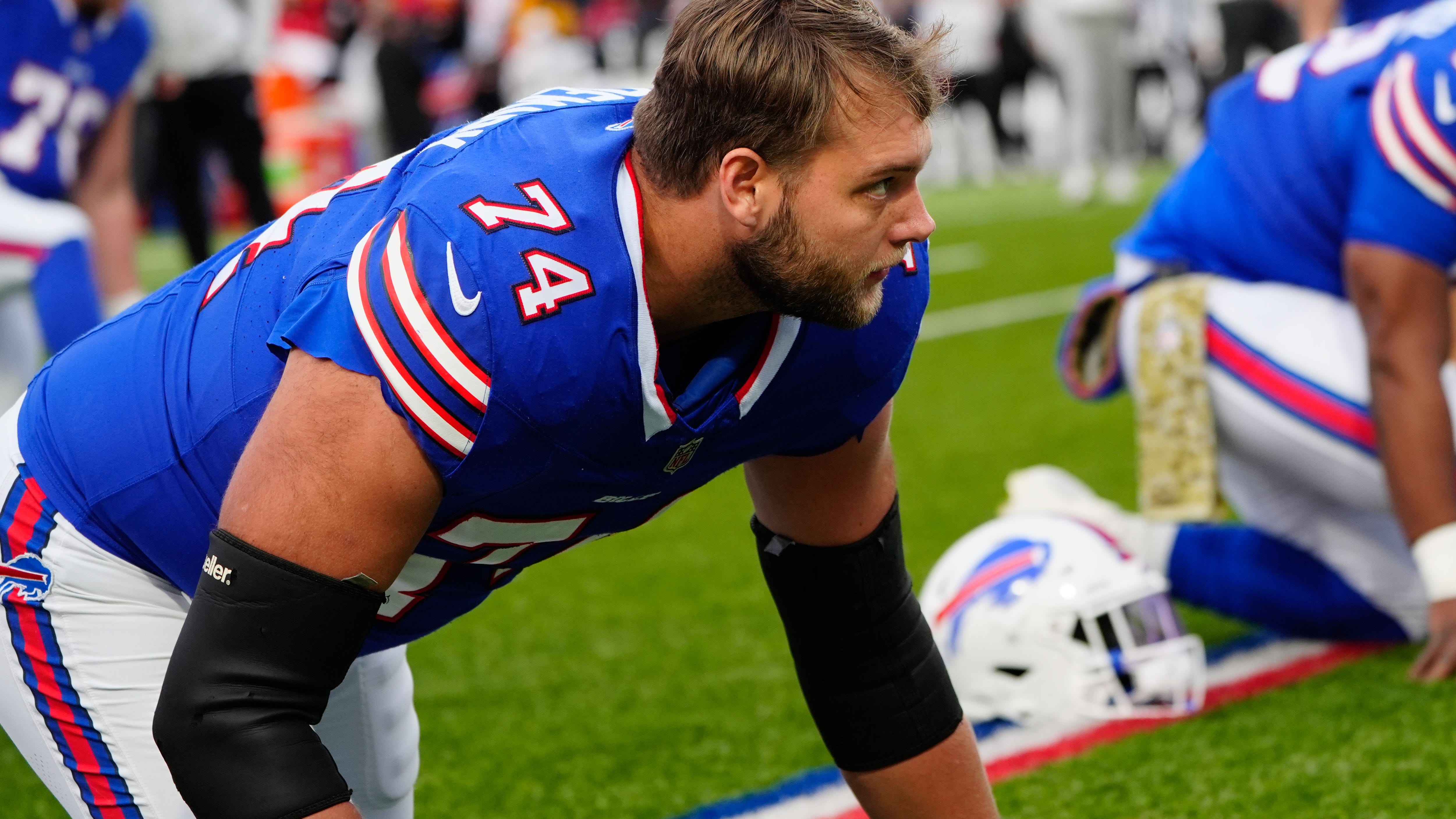 LISTEN: McDermott on backup offensive tackles: 'What they lack in experience they'll make up with grit'