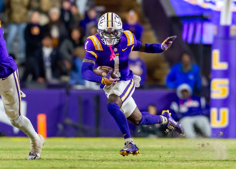 LSU wide receiver Aaron Anderson