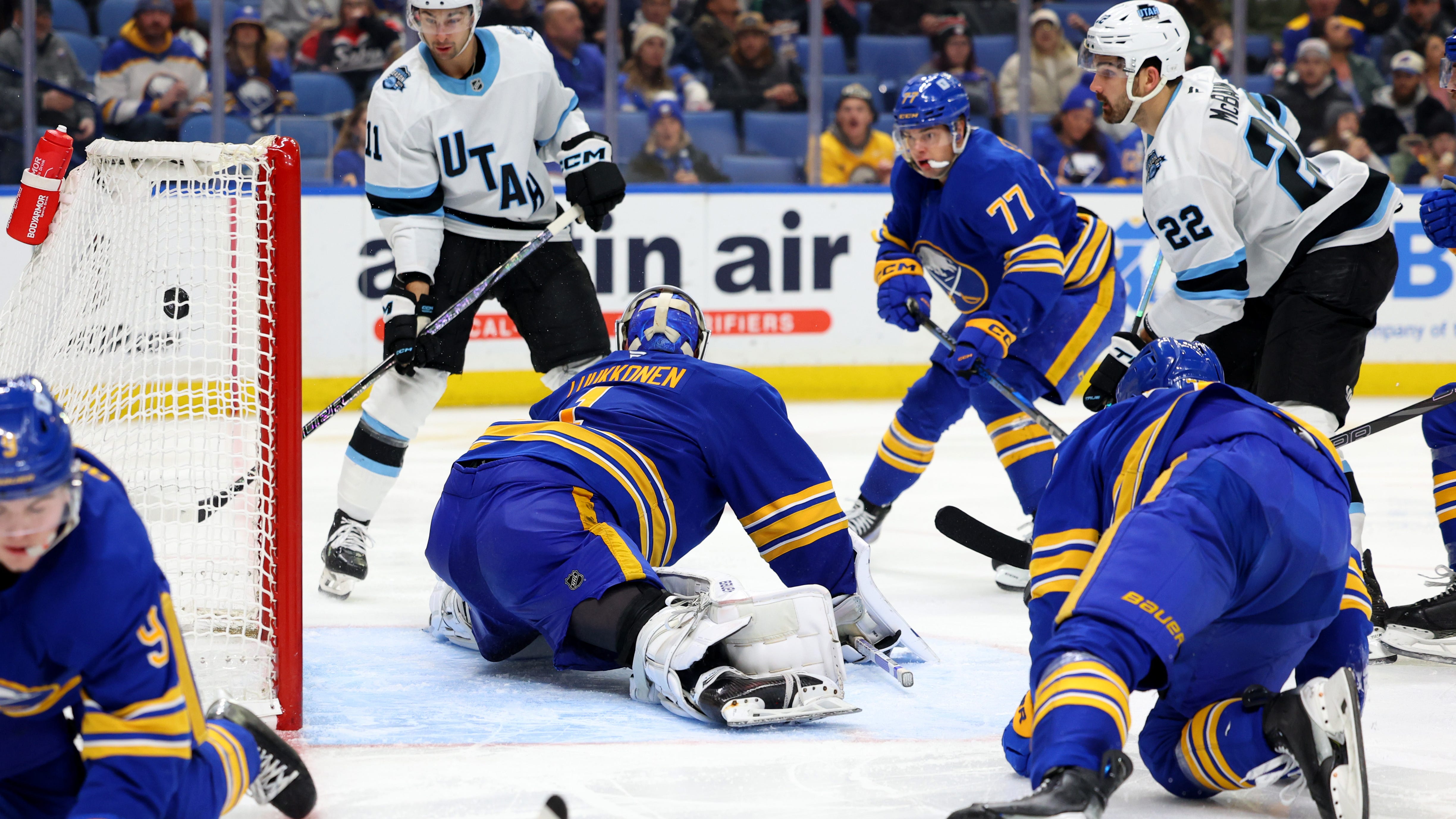 Sabres' losing streak hits six after loss to Utah