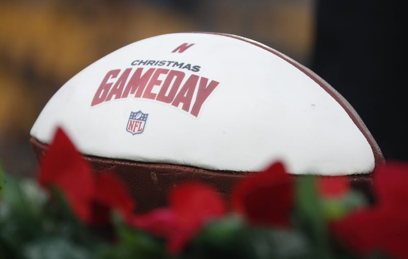 Netflix Christmas GameDay cake seen after the Kansas City Chiefs defeated the Pittsburgh Steelers