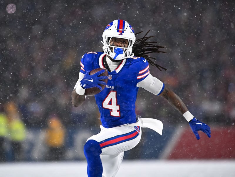 James Cook returns to practice for the Bills
