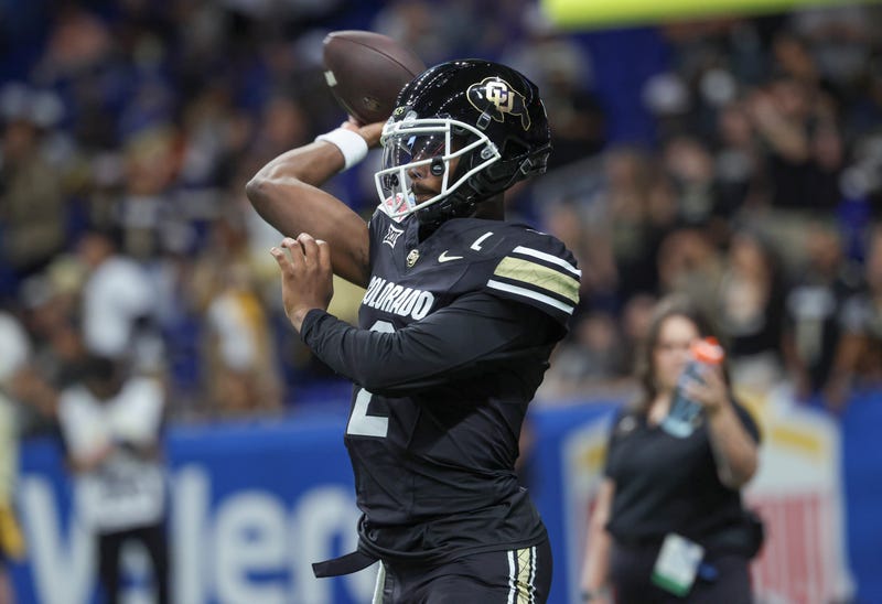 Shedeur Sanders with the Colorado Buffaloes