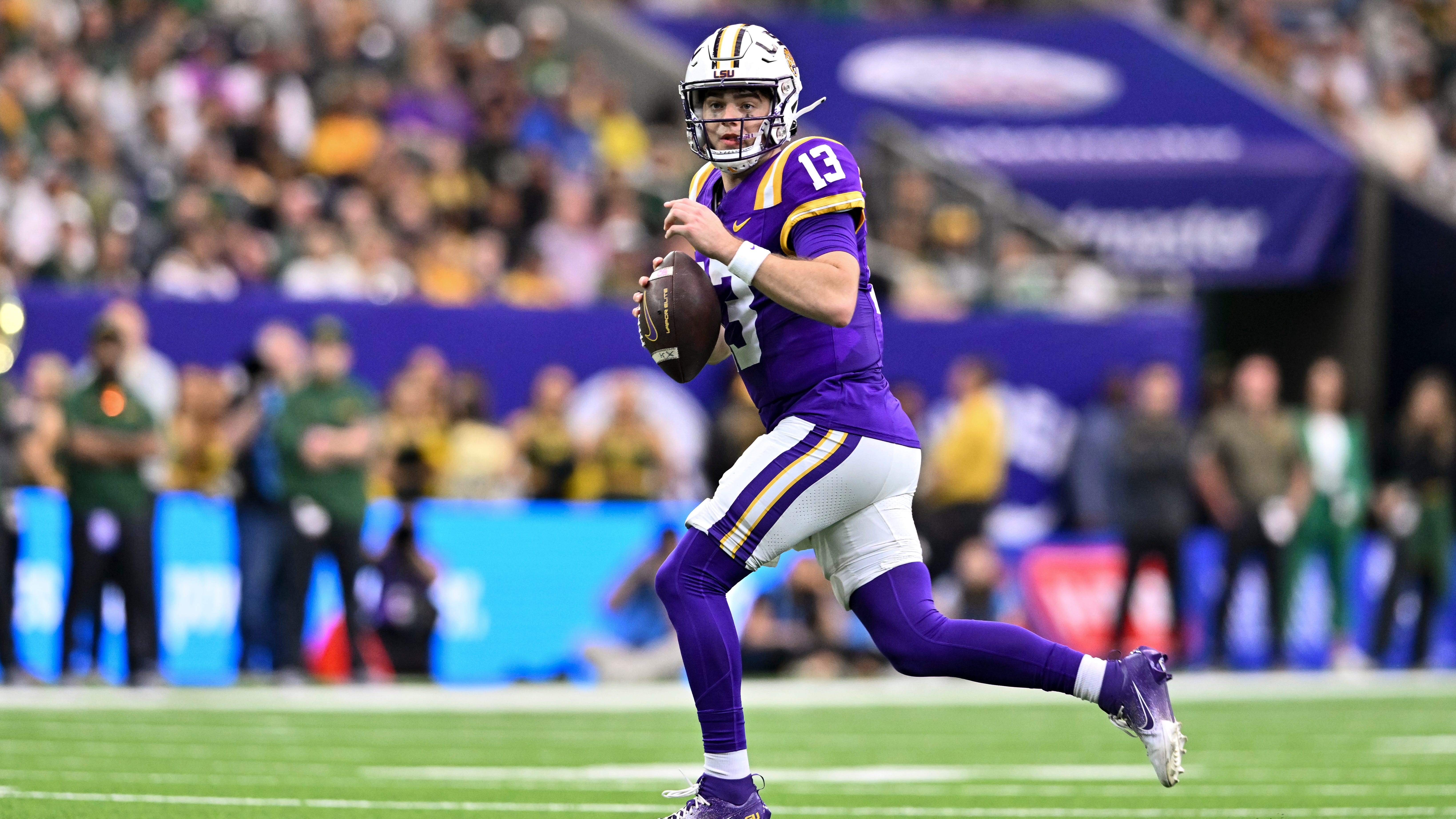 Garrett Nussmeier joins the 18 club