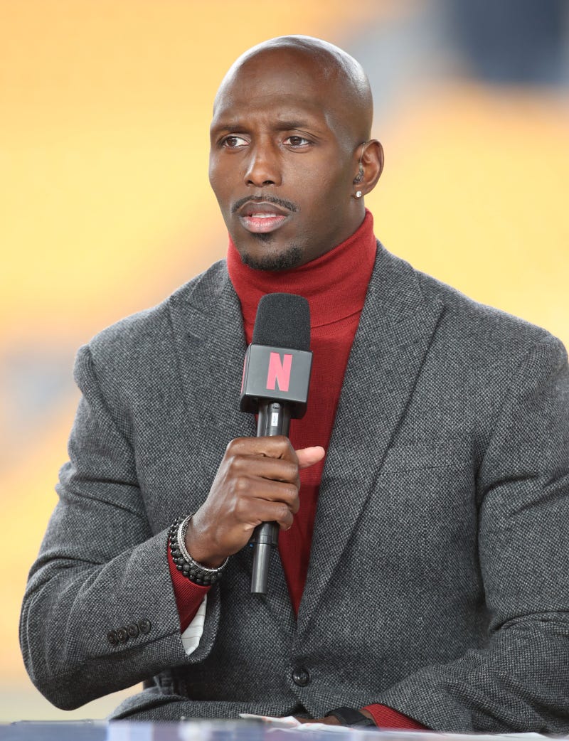 Dec 25, 2024; Pittsburgh, Pennsylvania, USA; Netflix in game studio host Devin McCourty reports prior to the Pittsburgh Steelers hosting the Kansas City Chiefs at Acrisure Stadium.