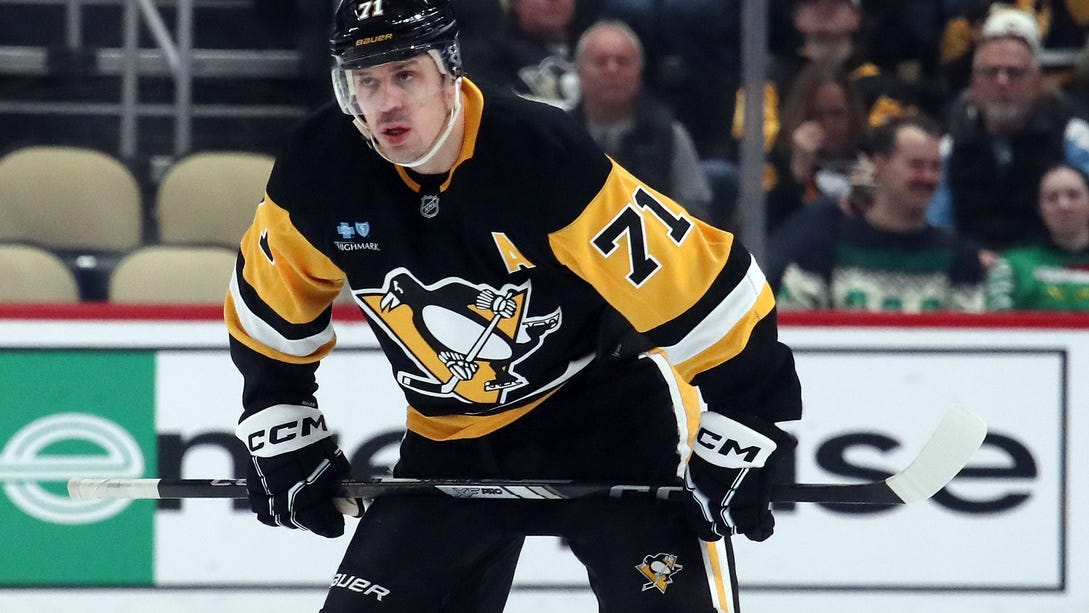 Malkin late scratch with upper-body injury
